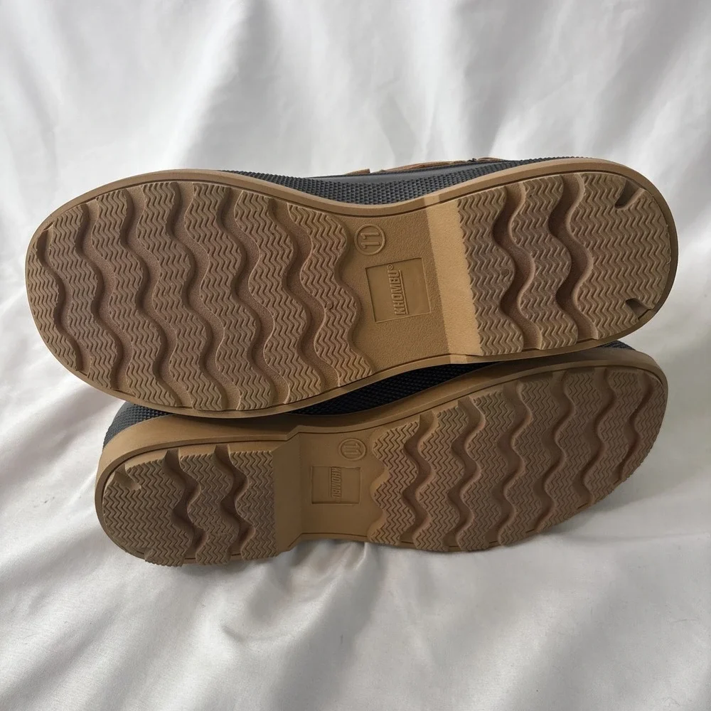 Khombu Baker‎ Lodge Chelsea Mens Waterproof Boots Size 11M Tan & Black Outdoors